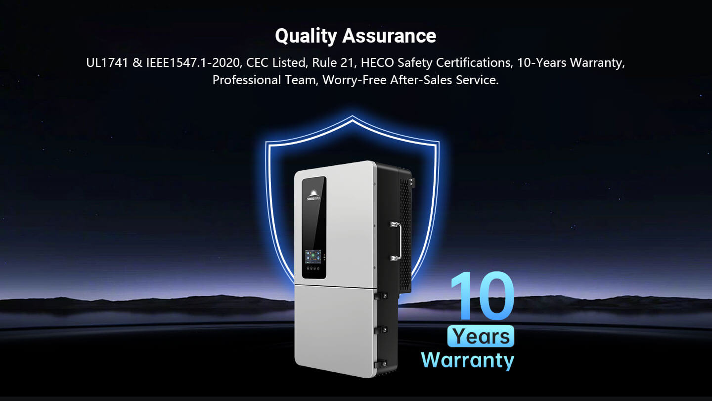 12KW 48V All-in-one Hybrid Solar inverter | Whole Home Backup (200A)| SGS-12K18MAX