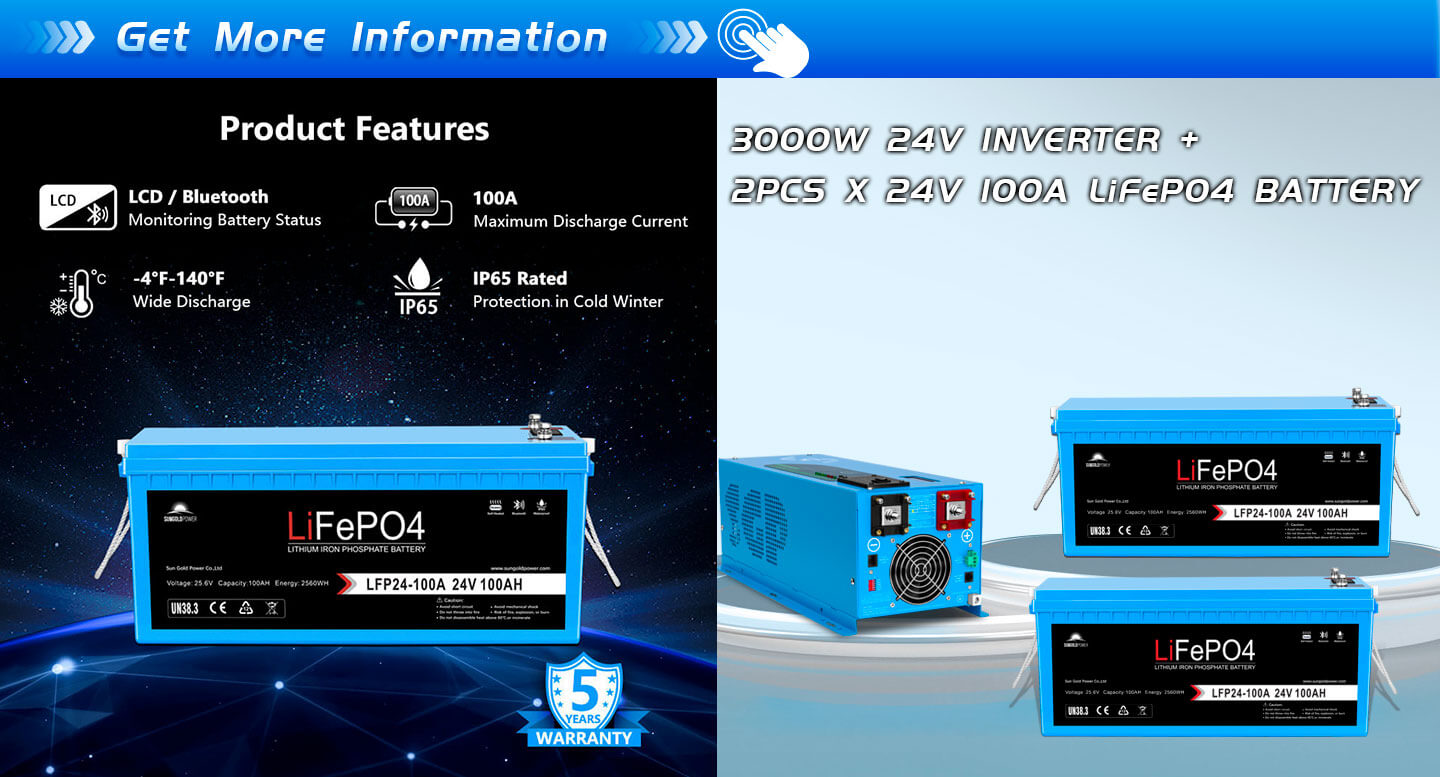 Low Frequency Inverter 3000W-DC24V (single phase) AC input 120V AC output 120V