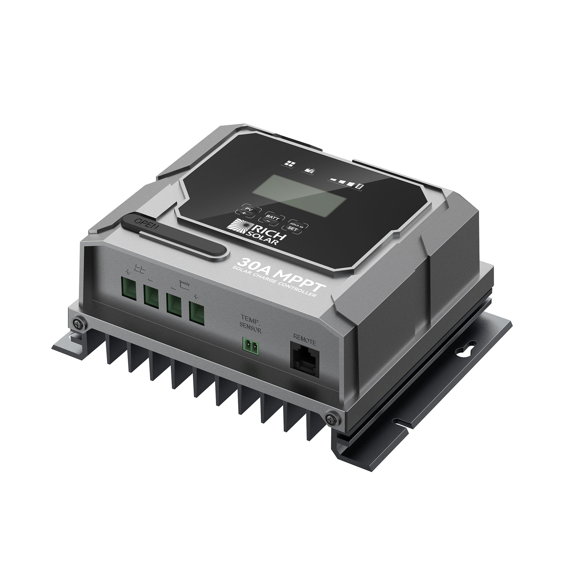 Rich Solar BRAVO 30A MPPT solar charge controller included in RS-K390SL 390W Slim Kit