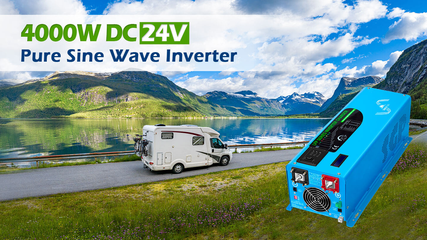 Low Frequency Inverter 4000W-DC24V (single phase) AC input 120V AC output 120V
