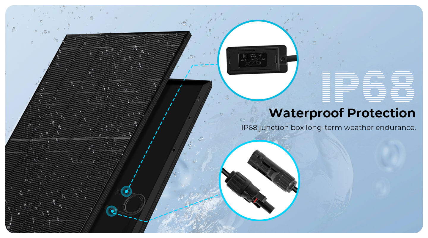 440W Mono Black N-Type Solar Panel