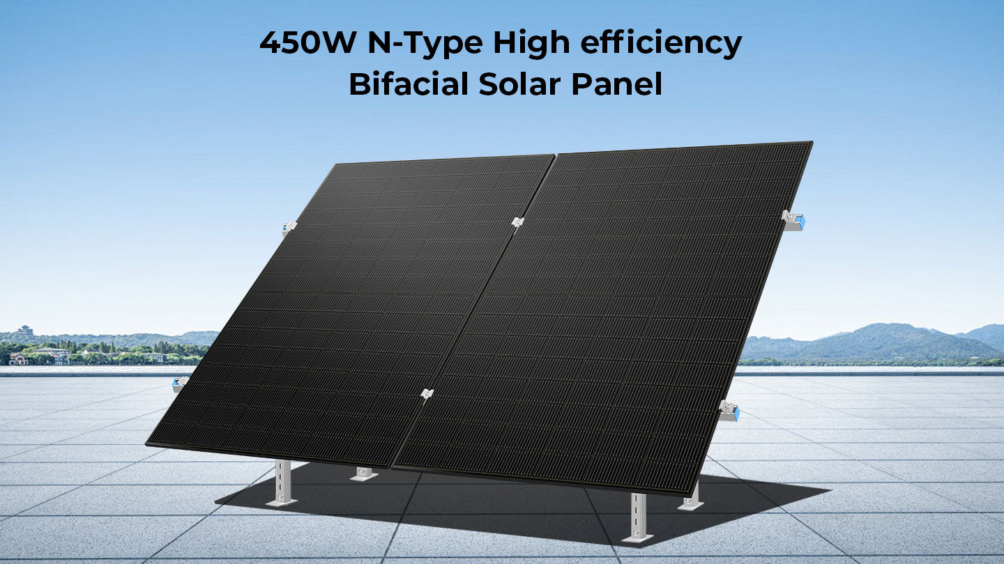 450 Watt Bifacial N-Type Monocrystalline Solar Panel SGN-450-BDG5 (32 PANELS)