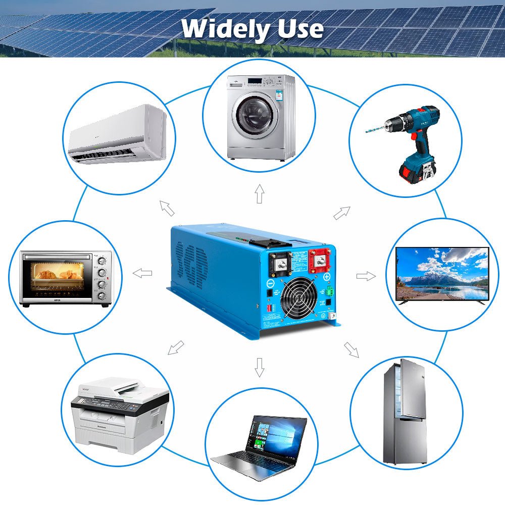 Low Frequency Inverter 6000W-DC24V (split phase) AC input 240V AC output 120V and 240V