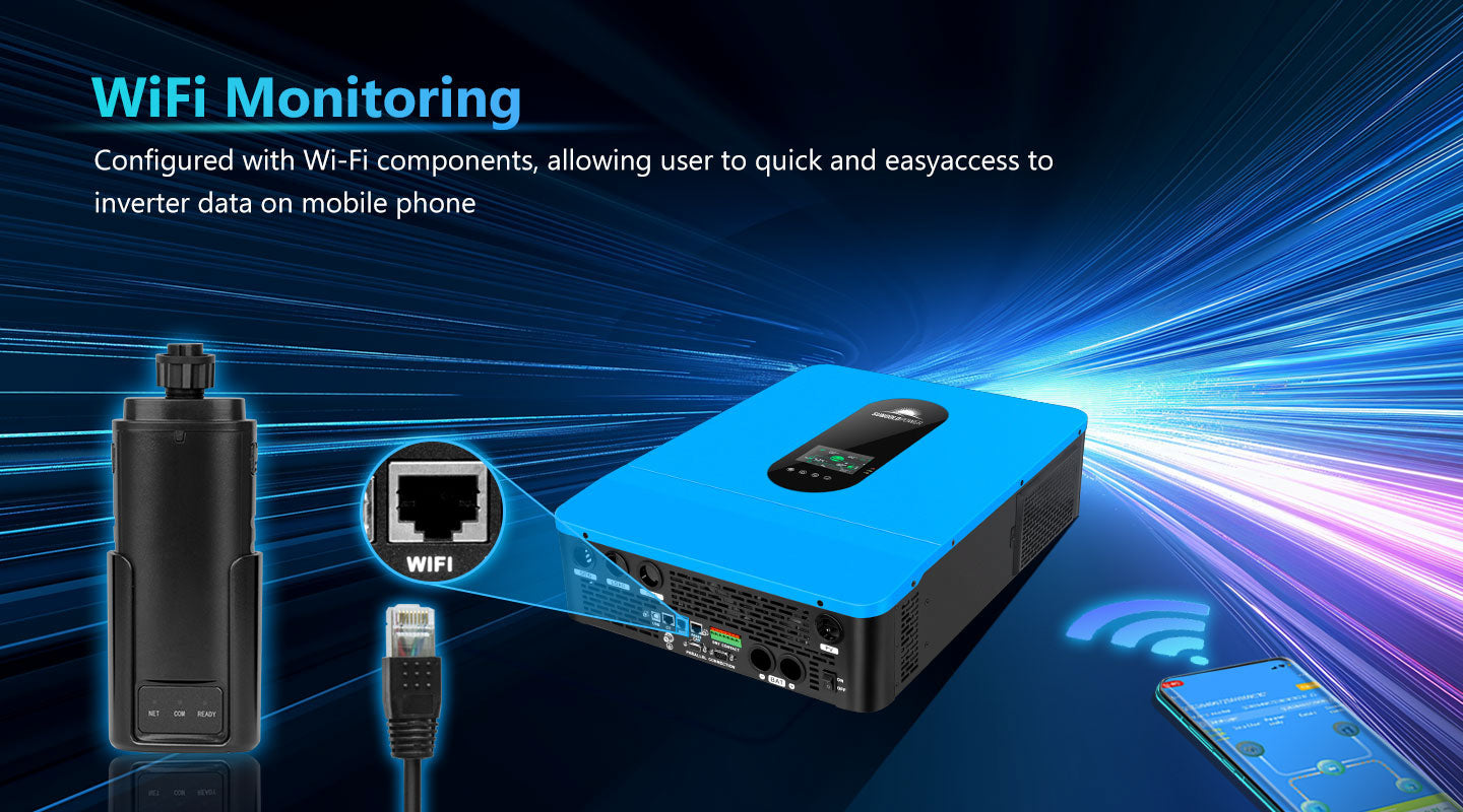 6.5KW 48V Split Phase Solar Inverter AC input 120V/240V AC output 120V/240V