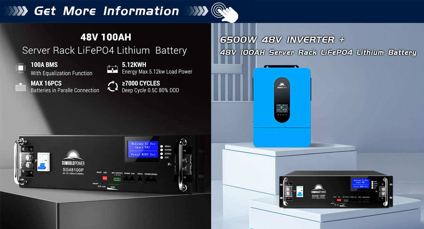 6.5KW 48V Split Phase Solar Inverter AC input 120V/240V AC output 120V/240V