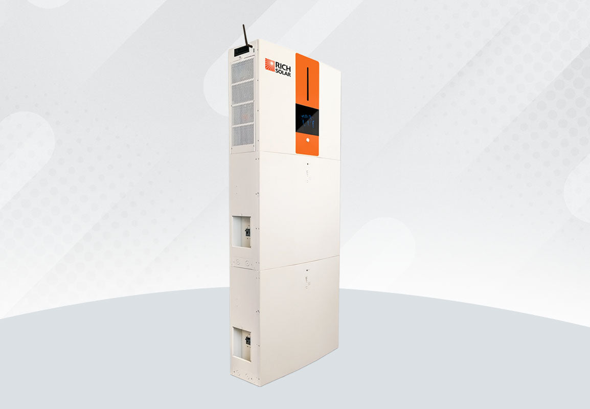 Rich Solar All-in-One Energy Storage System for off-grid solar, backup power, cabins, tiny homes, and essential home loads