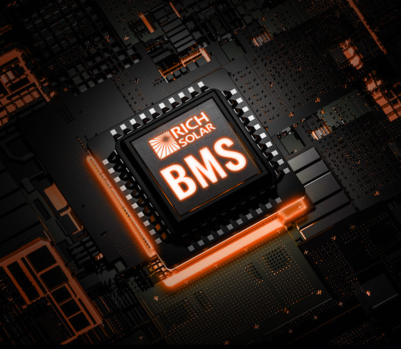 Rich Solar ALPHA 1 BMS safeguards for charging and discharging protection