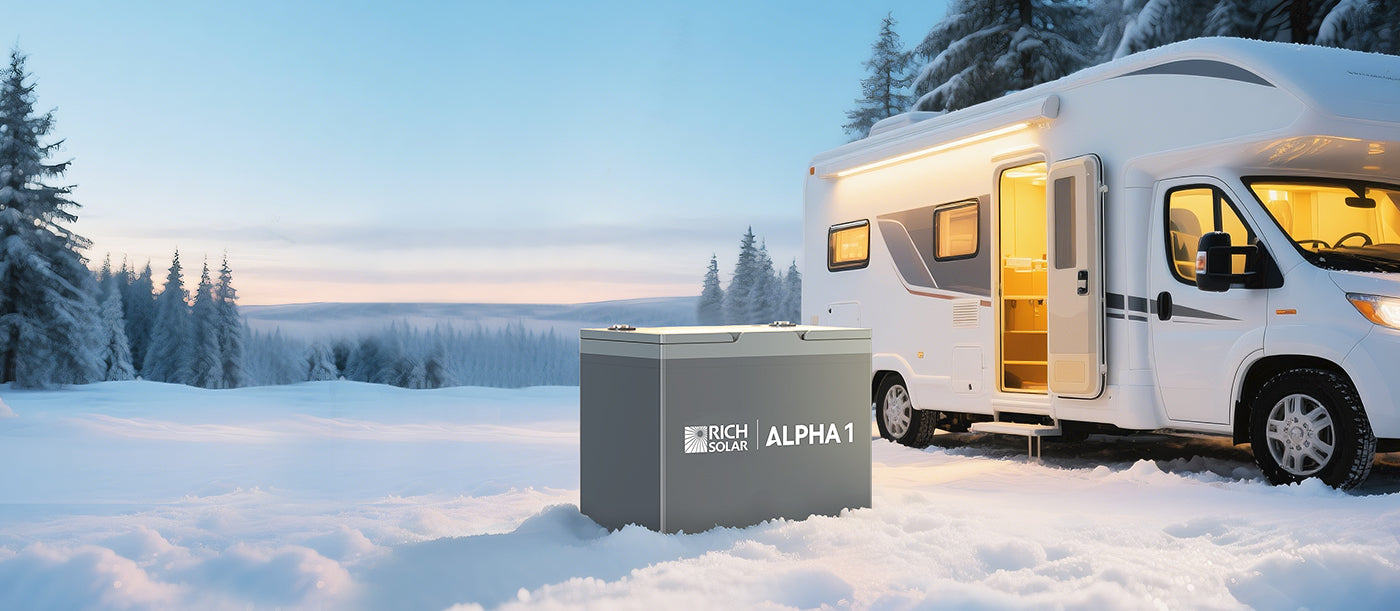 Rich Solar ALPHA 1 internal heating in low temperature conditions