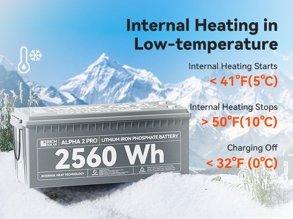 Rich Solar ALPHA 2 PRO internal heating in low temperature conditions