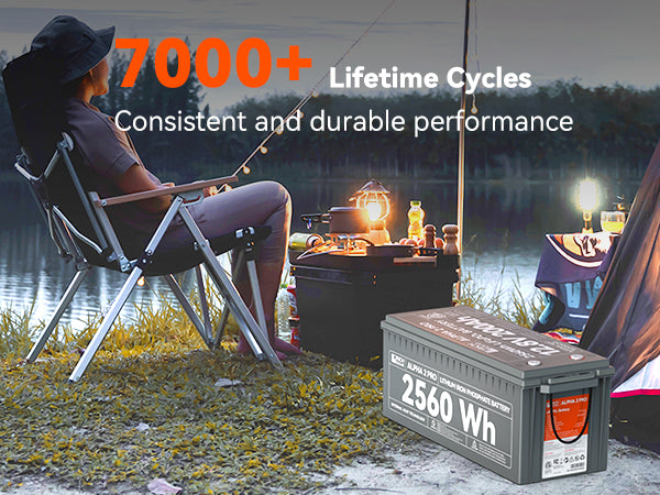 Rich Solar ALPHA 2 PRO 7000 plus lifetime cycles LiFePO4 battery for long-lasting off-grid power
