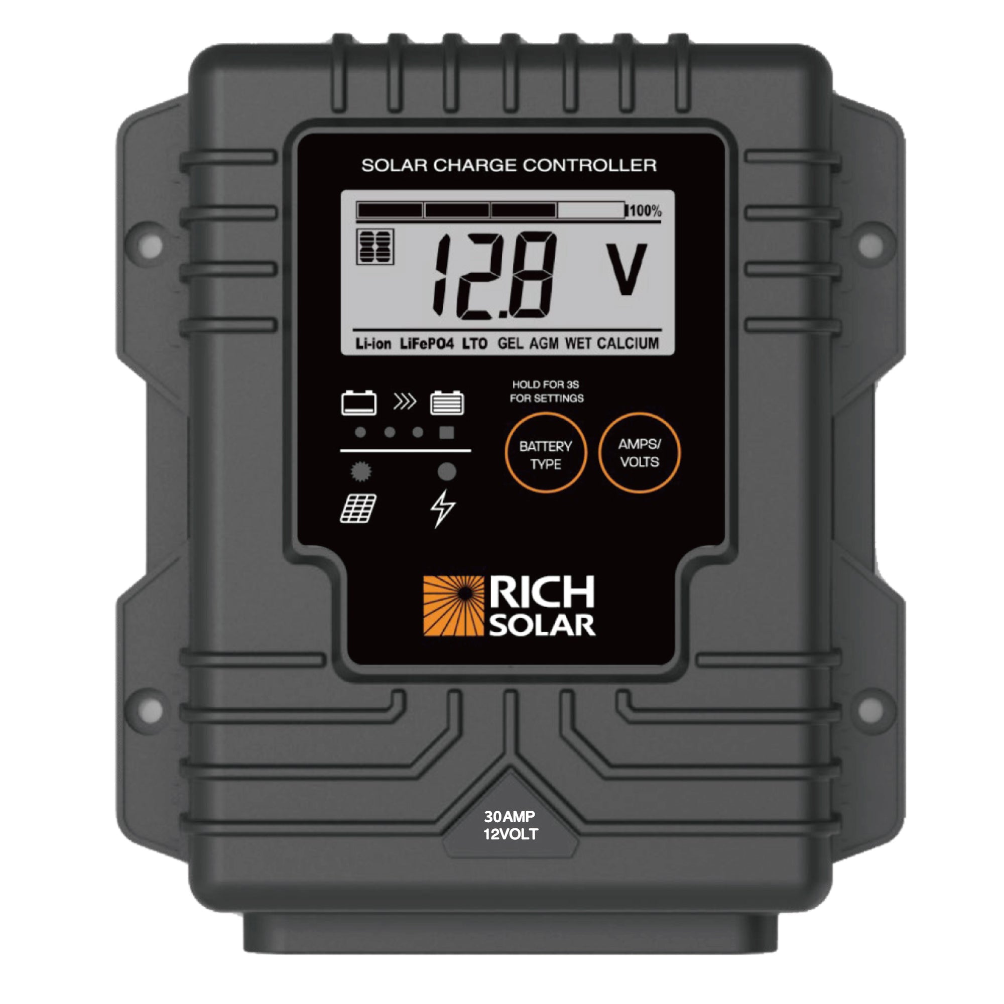 Rich Solar BRAVO Waterproof 30 mounted installation view