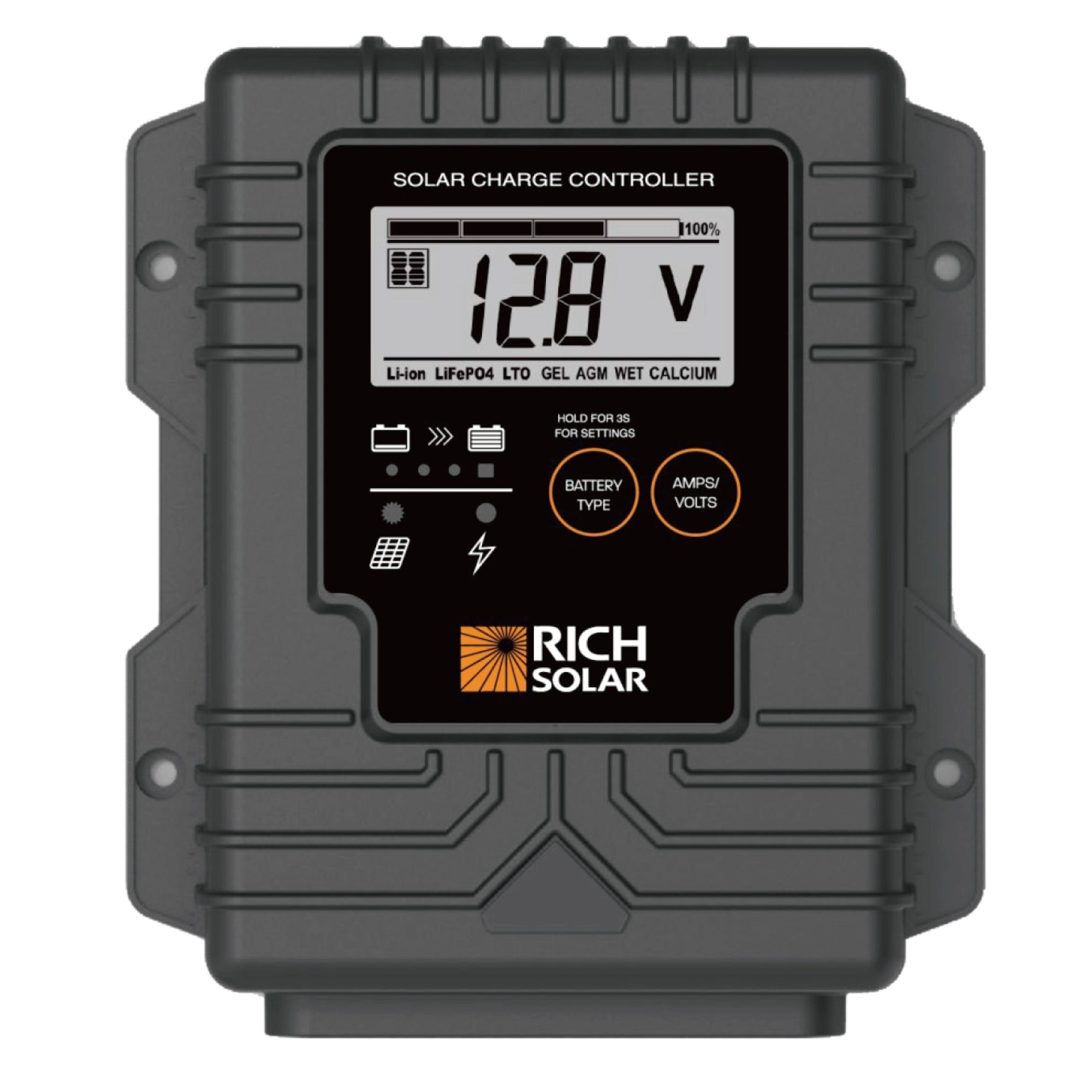 Rich Solar BRAVO Waterproof 10 amp PWM solar charge controller