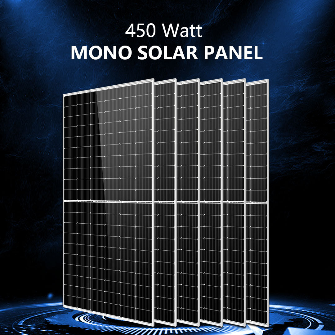 Complete off Grid Solar Kit 6500W 48V 120V/240V output 10.24KWH Lithium Battery 2700 Watt Solar Panel SGK-65PRO