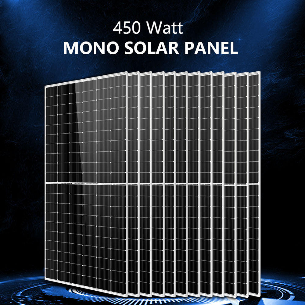 Complete off Grid Solar Kit 8000W 48V 120V/240V output 10.24KWH Lithium Battery 5400 Watt Solar Panel SGK-8MAX