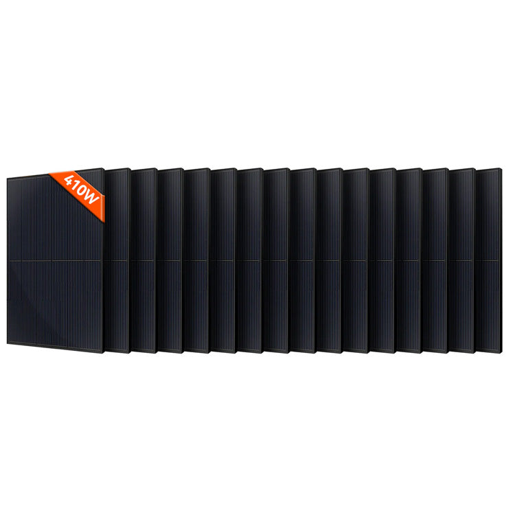 Rich Solar MEGA 410 solar panel array component of single inverter off-grid kit