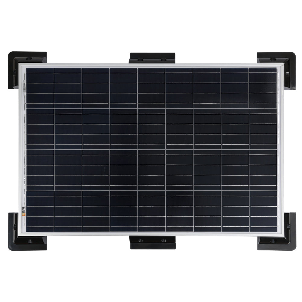 Rich Solar corner bracket mount UV resistant ABS plastic material detail