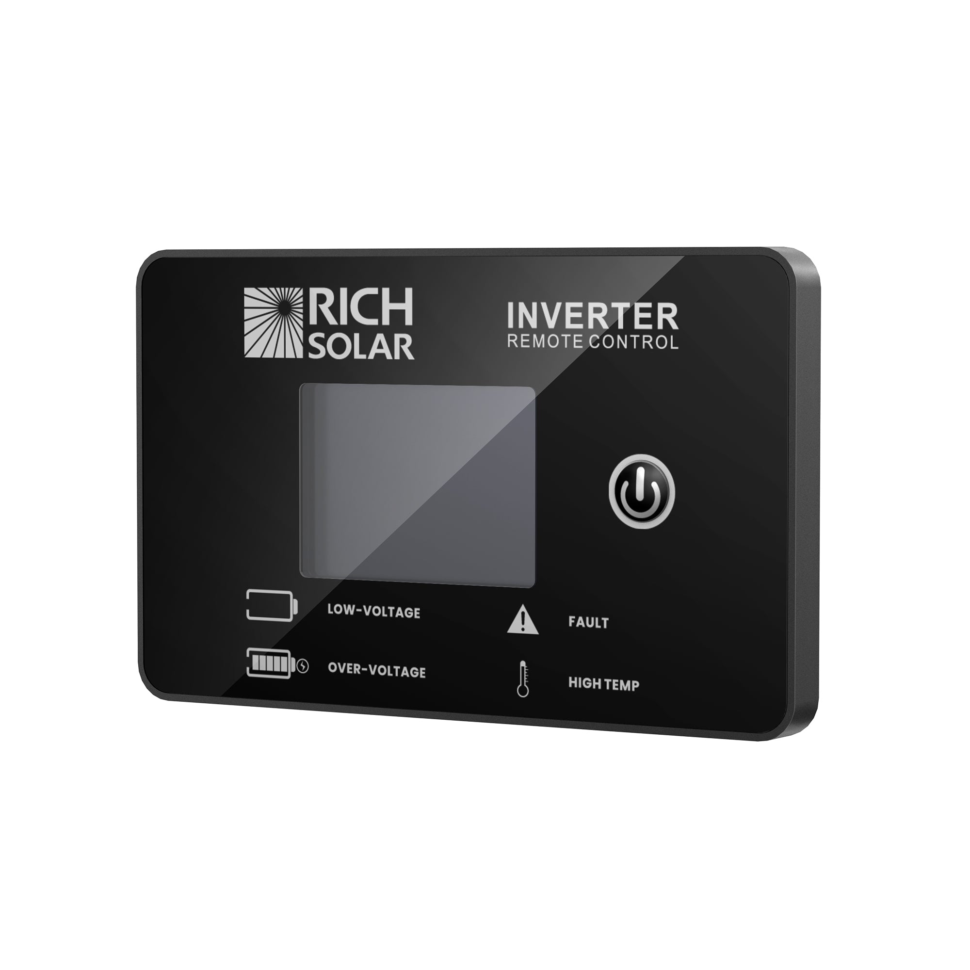 Rich Solar RS-RM01 button layout close up tactile bubble buttons