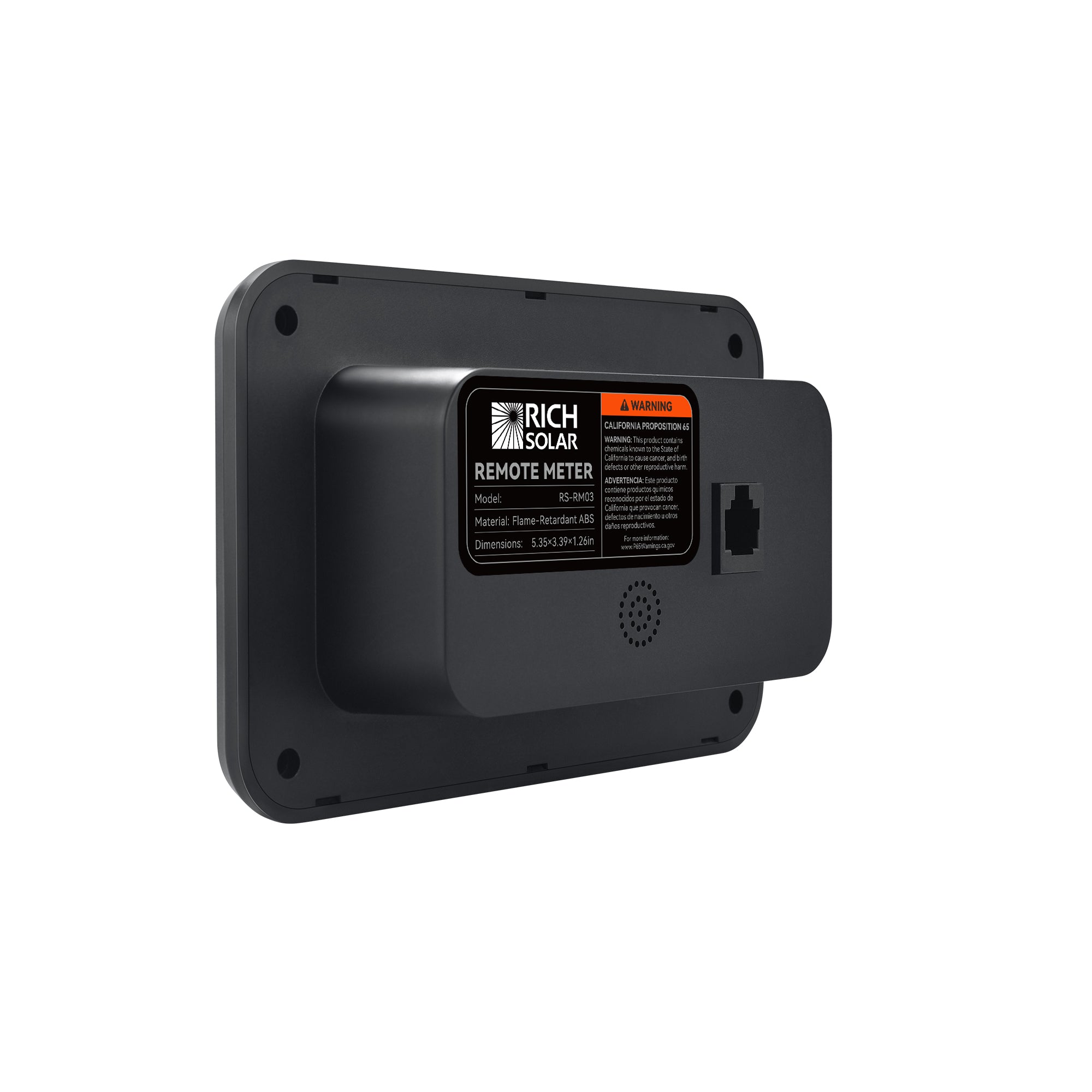 Rich Solar RS-RM03 side profile depth recess detail