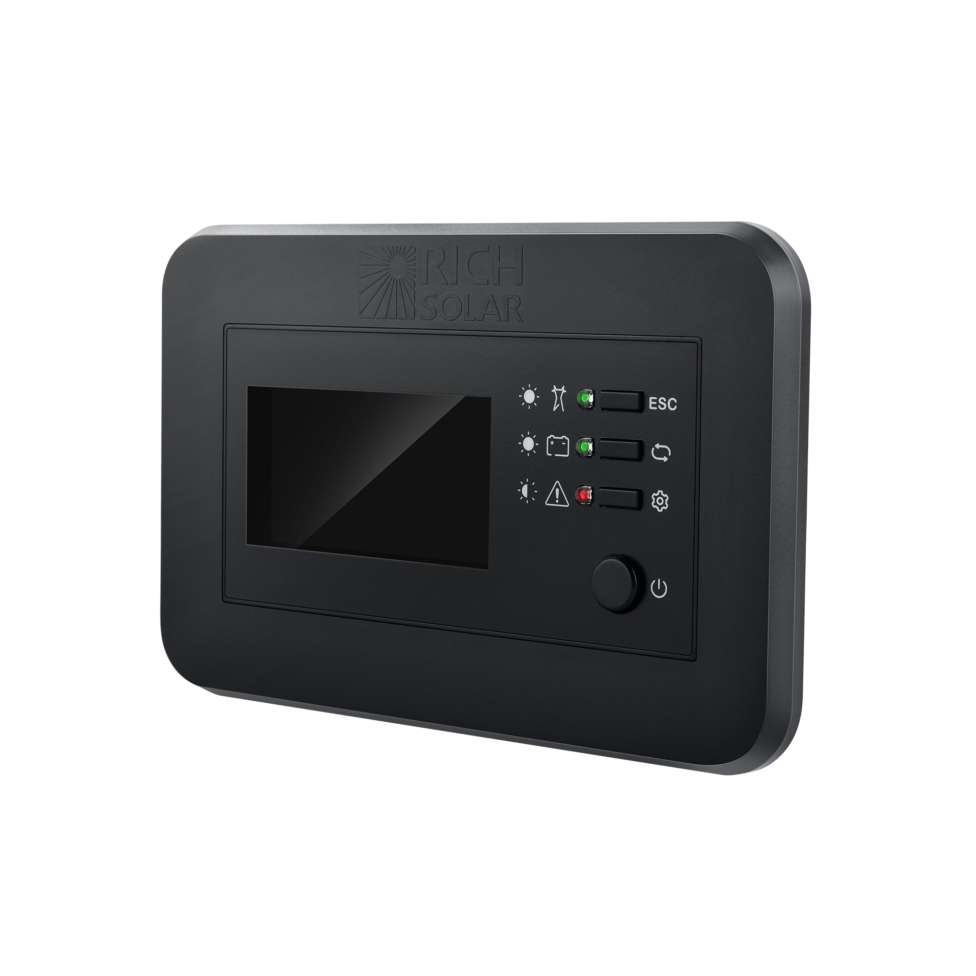 Rich Solar RS-RM03 front panel full view LCD display
