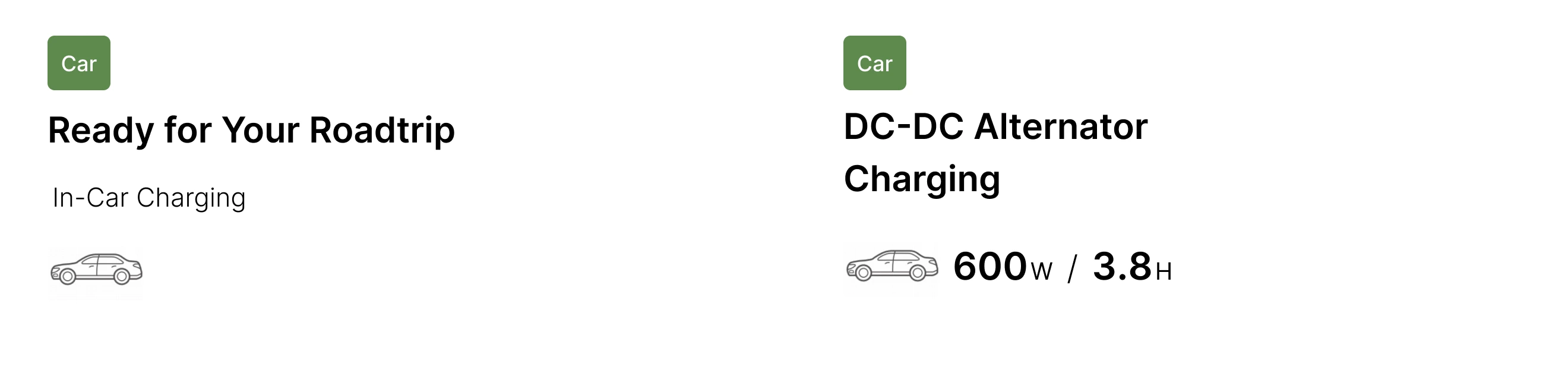 Jackery HomePower 2000 Plus v2 vehicle charging options