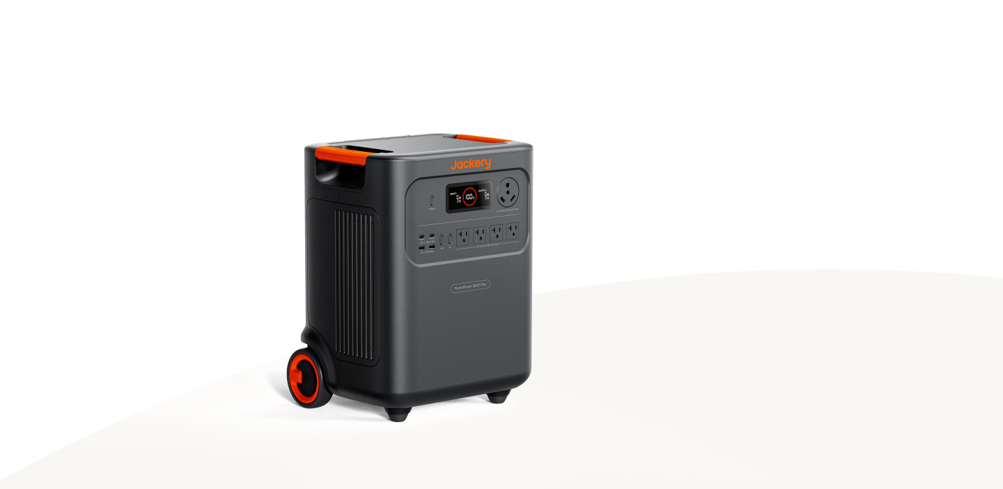 Jackery HomePower 3600 Plus product feature graphic