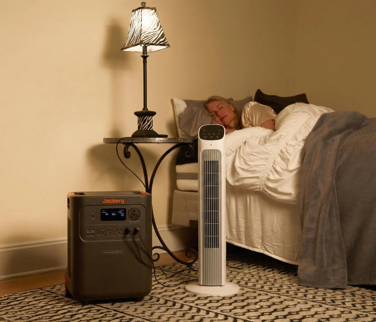 Jackery HomePower 3600 Plus quiet power for bedroom and overnight backup