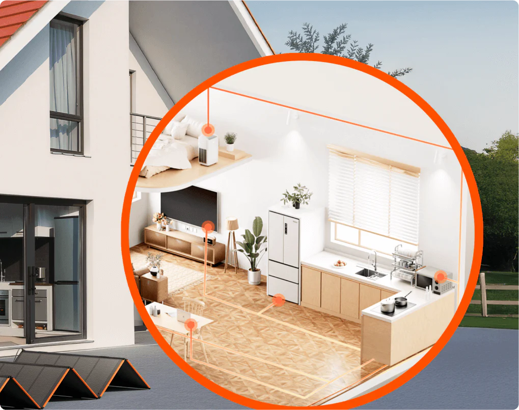 Jackery HomePower 3600 Plus manual transfer switch connection for home circuits