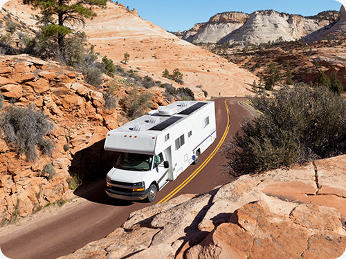 MEGA 100 solar panel on motorhome