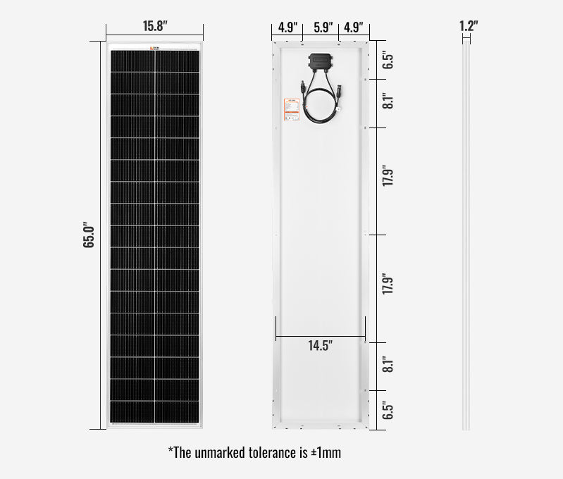 Rich Solar MEGA 130 SLIM N-Type monocrystalline cell high efficiency