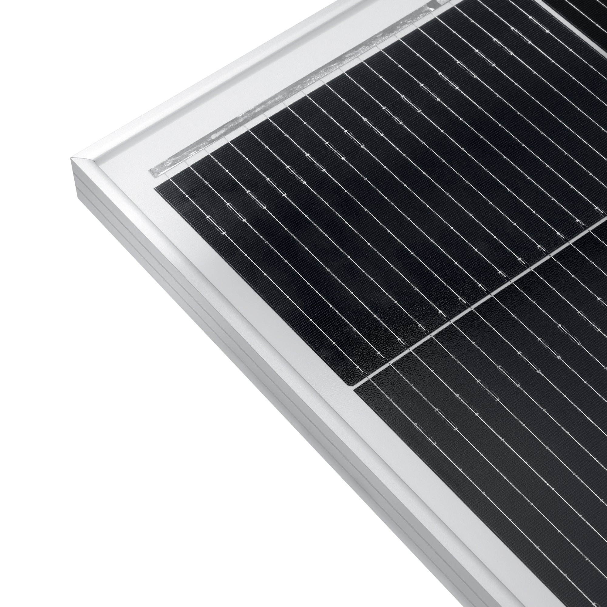 Rich Solar MEGA 200 cell close up monocrystalline