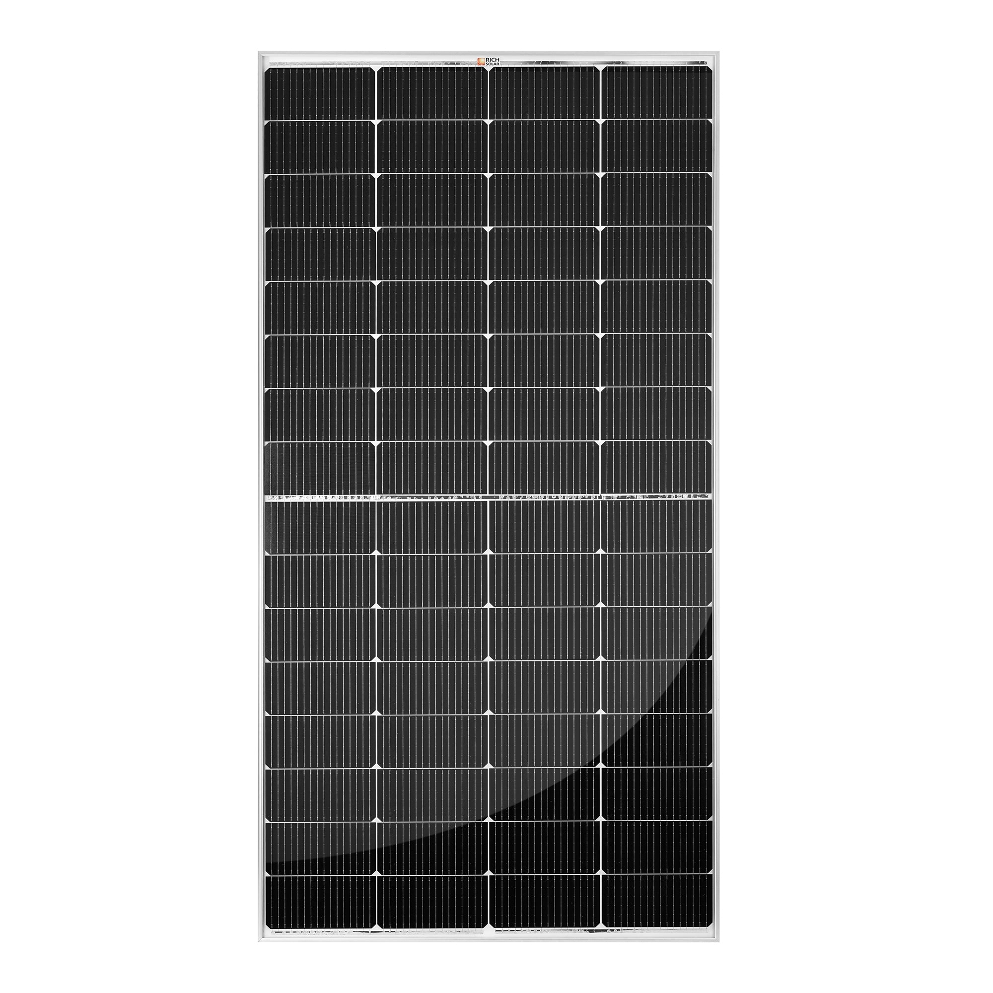 Rich Solar MEGA 250 solar panel junction box detail