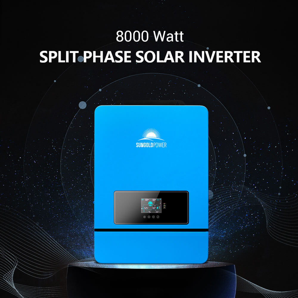 OFF GRID SOLAR KIT 12 X 415 WATTS SOLAR PANELS 4 X 5.12KWH LITHIUM BATTERY 8000W SOLAR INVERTER 48VDC 120V/240V SGM-8K20