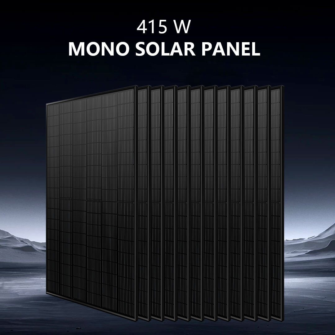 OFF GRID SOLAR KIT 12 X 415 WATTS SOLAR PANELS 4 X 5.12KWH LITHIUM BATTERY 8000W SOLAR INVERTER 48VDC 120V/240V SGM-8K20