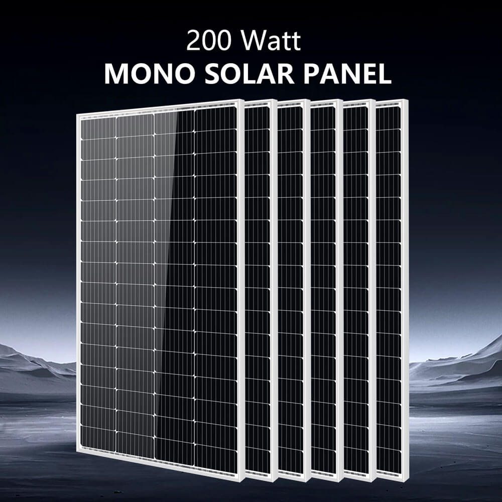 Off-Grid Solar Kit 5000W 48VDC 120V 5.12KWH PowerWall Battery 6 X 200 Watts Solar Panels SGM-5K5E