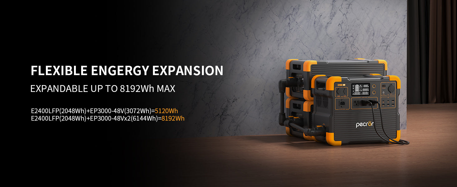 PECRON E2400LFP expansion system