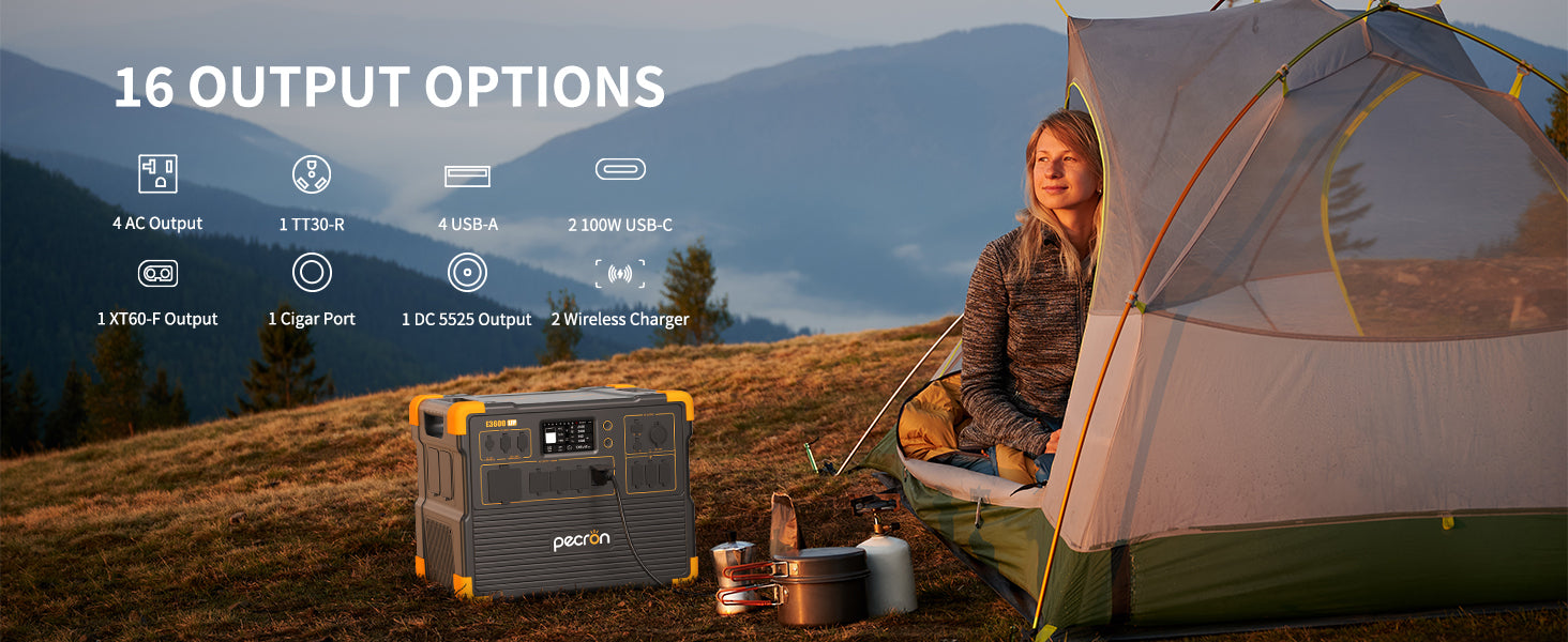 PECRON E3600LFP output options