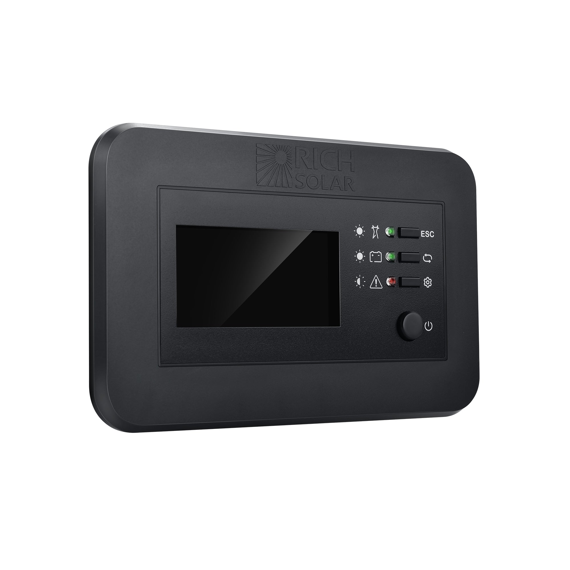 Rich Solar RS-RM02 remote controller front panel full view