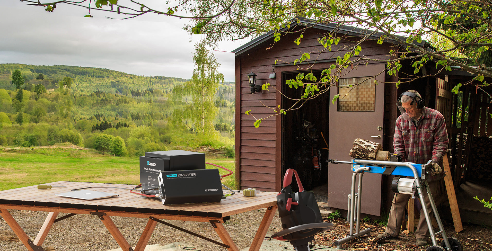 Energy for a Garden Shed