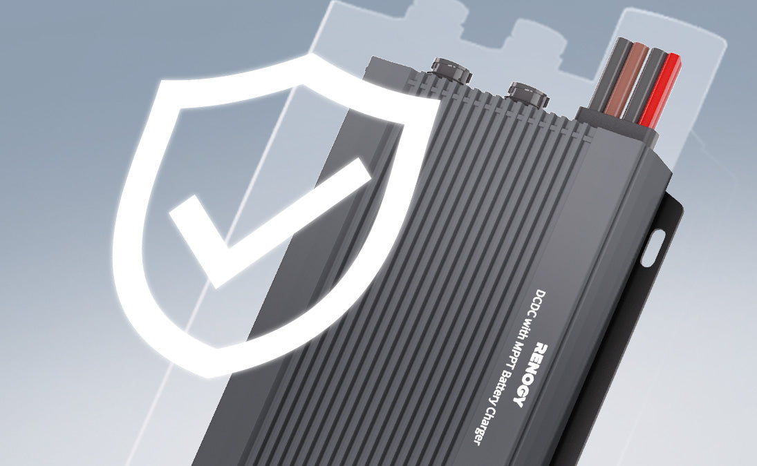 Renogy IP67 DC-DC charger water and dust resistant sealing