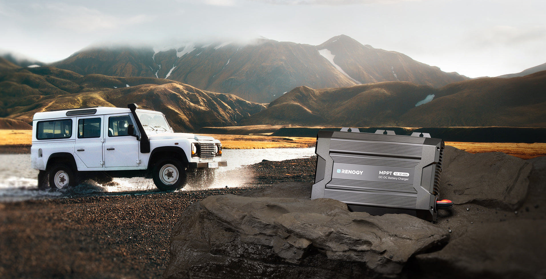 Renogy 40A DC-DC charger supporting mobile off-grid charging
