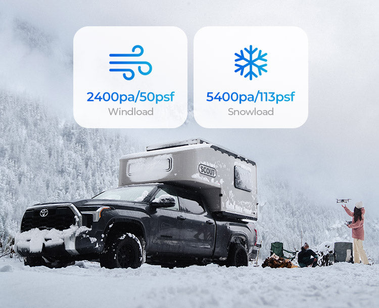 Renogy N-Type panel wind and snow load rating mobile image