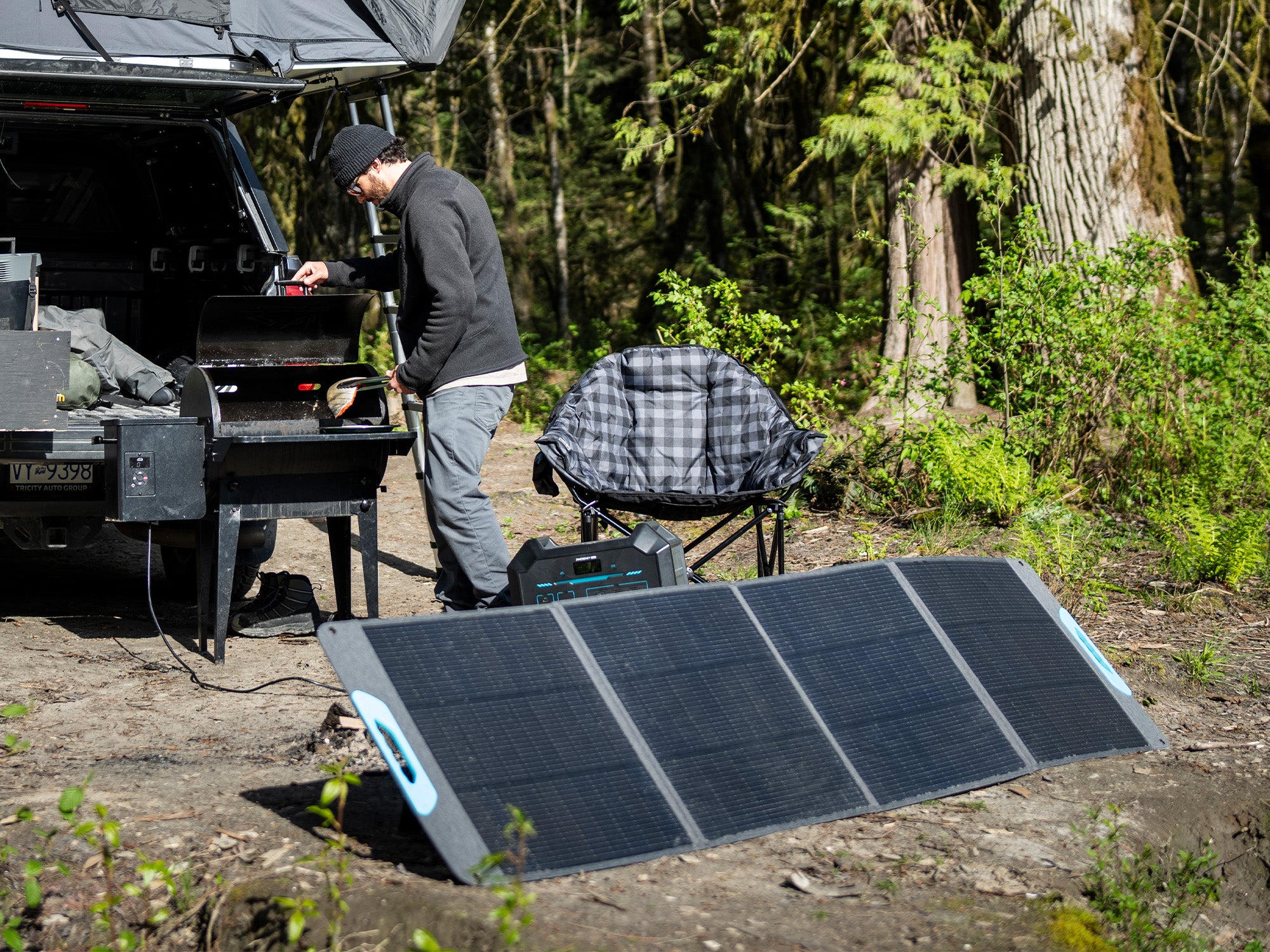 Renogy portable solar customer use photo