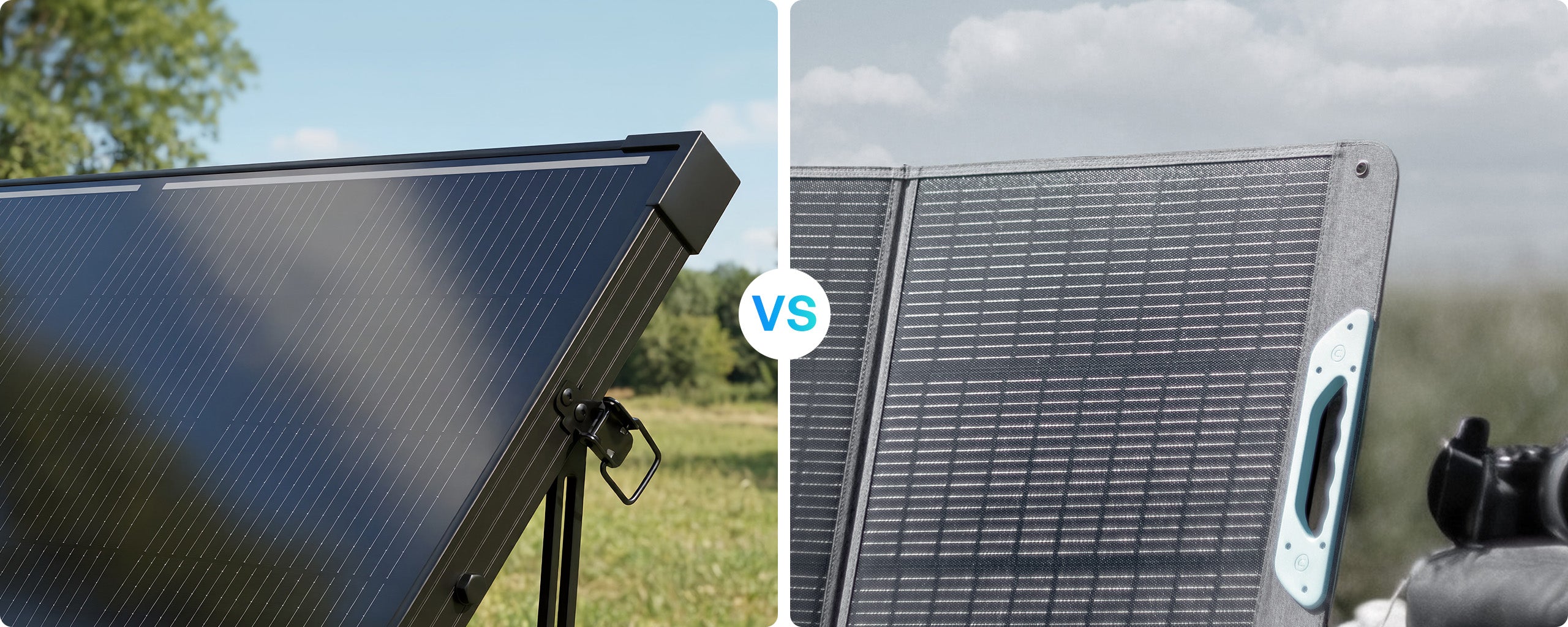 Renogy solar suitcase tempered glass and foldable outdoor panel comparison