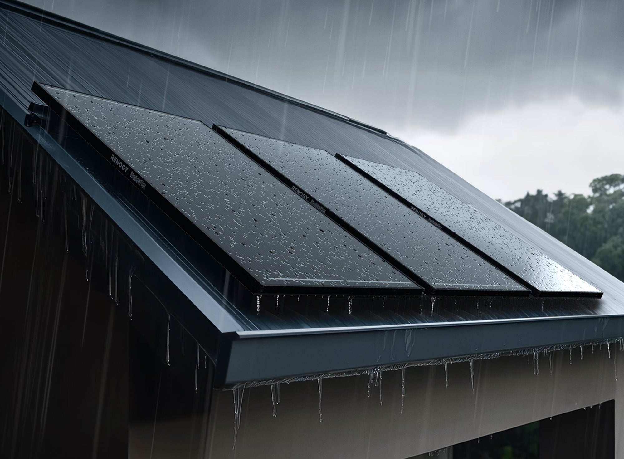 Renogy ShadowFlux solar panel IP67 waterproof protection