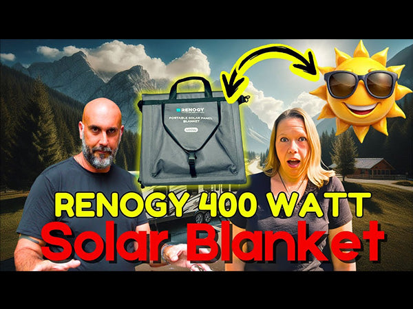 Renogy solar blanket user setup example