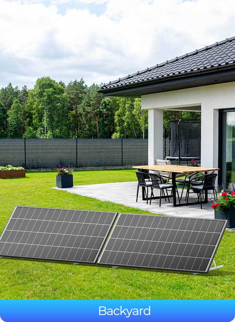 Renogy 320W panels for backyard solar power