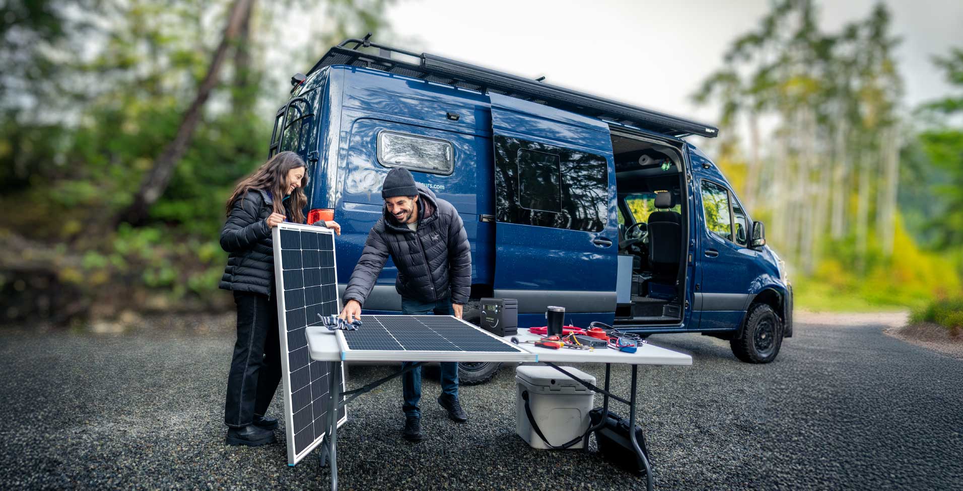 Renogy 400W off-grid solar starter kit for van and RV use