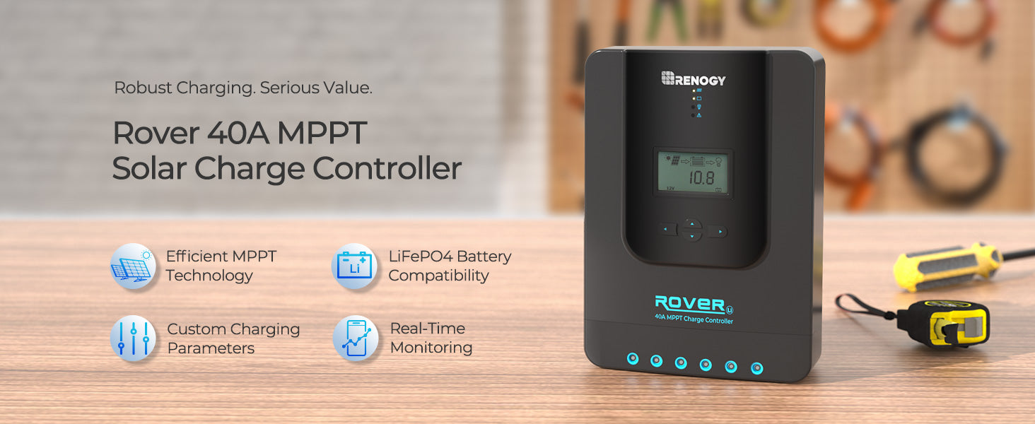 Renogy Rover Li 40A MPPT solar charge controller