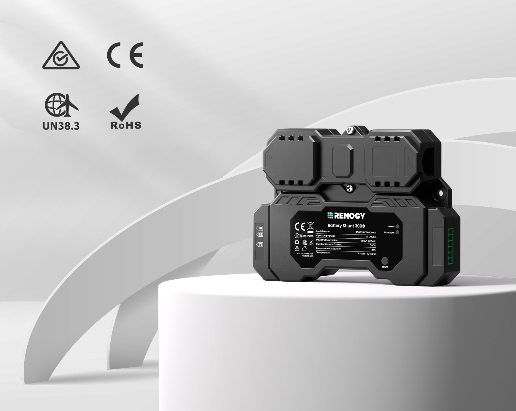 Renogy Battery Shunt 300 certified performance