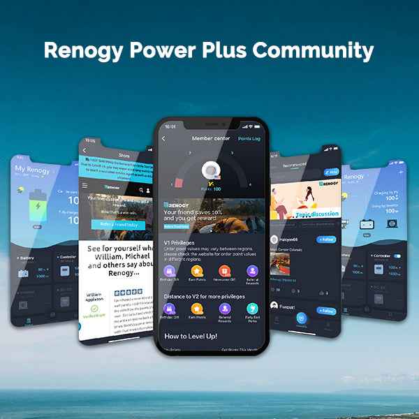 Renogy Power Plus Community in the DC Home App